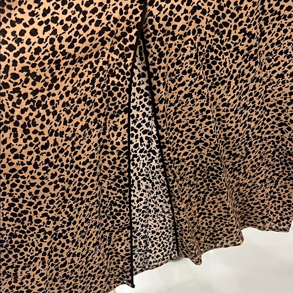 SALONI Leopard Print Dress - Black and Brown - Picture 8 of 10